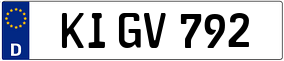 Truck License Plate